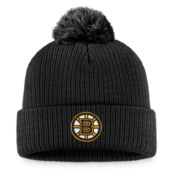 Boston Bruins zimná čiapka Core Beanie Cuff Pom Knit