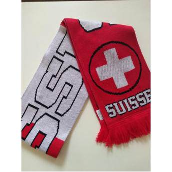 Hokejové reprezentácie zimný šál Switzerland knitted