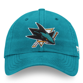 San Jose Sharks čiapka baseballová šiltovka NHL Core Blue Curved Unstructured