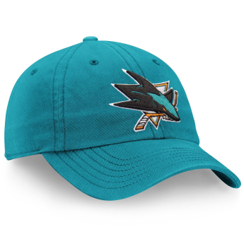 San Jose Sharks čiapka baseballová šiltovka NHL Core Blue Curved Unstructured