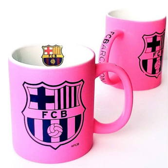FC Barcelona hrnček pink fluo