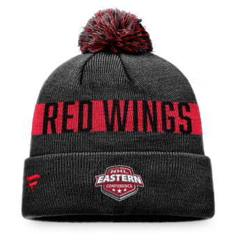 Detroit Red Wings zimná čiapka Fundamental Beanie Cuff with Pom