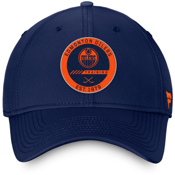 Edmonton Oilers čiapka baseballová šiltovka Authentic Pro Training Flex navy