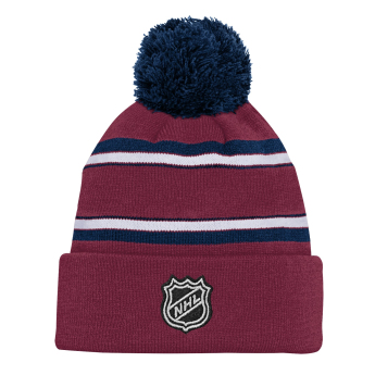 Colorado Avalanche detská zimná čiapka Jacquard Cuffed Knit With Pom