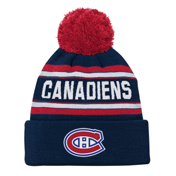 Montreal Canadiens detská zimná čiapka Jacquard Cuffed Knit With Pom