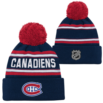 Montreal Canadiens detská zimná čiapka Jacquard Cuffed Knit With Pom