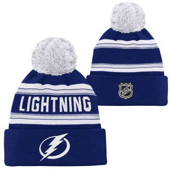 Tampa Bay Lightning detská zimná čiapka Jacquard Cuffed Knit With Pom