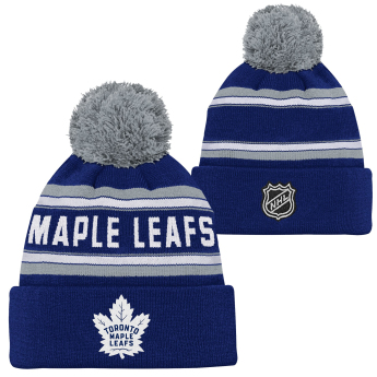 Toronto Maple Leafs detská zimná čiapka Jacquard Cuffed Knit With Pom