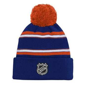 Edmonton Oilers detská zimná čiapka Jacquard Cuffed Knit With Pom