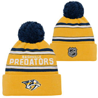 Nashville Predators detská zimná čiapka Jacquard Cuffed Knit With Pom