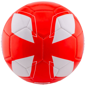 Bayern Mníchov futbalová lopta crest on a striking red and white - Size 5