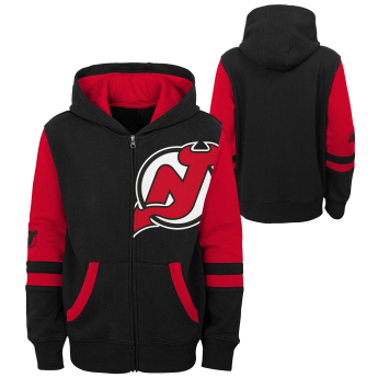 New Jersey Devils detská mikina s kapucňou faceoff colorblocked fleece full-zip