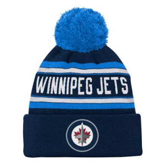 Winnipeg Jets detská zimná čiapka Wordmark Cuffed Pom