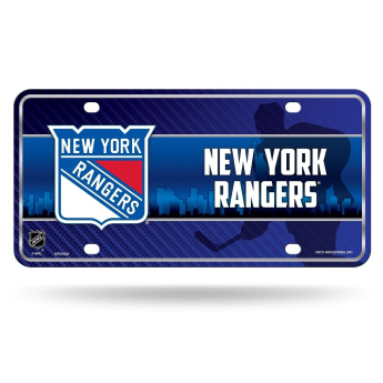 New York Rangers ceduľa na stenu Metal License Plate Auto Tag