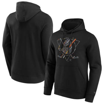 Anaheim Ducks pánska mikina s kapucňou Etch Hoodie black