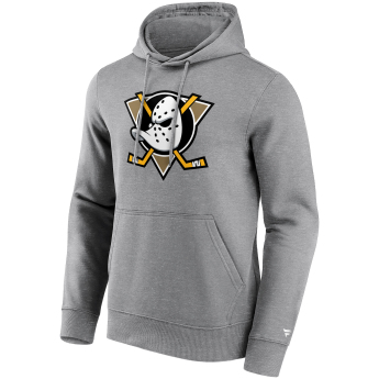 Anaheim Ducks pánska mikina s kapucňou Primary Logo Graphic Hoodie grey