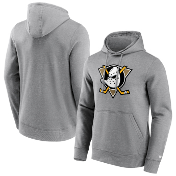 Anaheim Ducks pánska mikina s kapucňou Primary Logo Graphic Hoodie grey