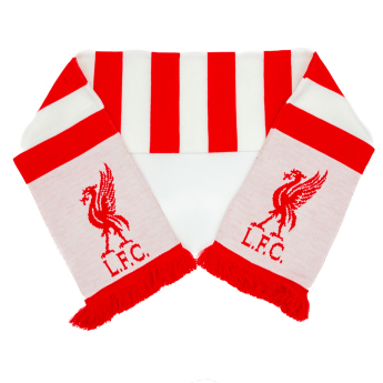 FC Liverpool zimný šál Bar Scarf with red fringe