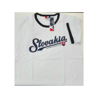 Hokejové reprezentácie pánske tričko Slovakia Ice Hockey Team White