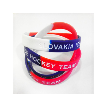 Hokejové reprezentácie silikónový náramok Slovakia Ice Hockey Team