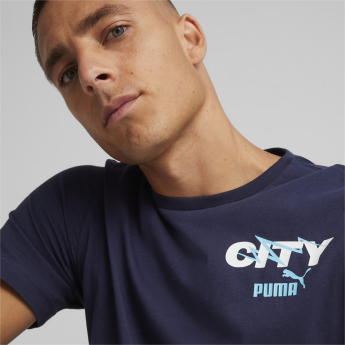 Manchester City pánske tričko FtblIcons navy