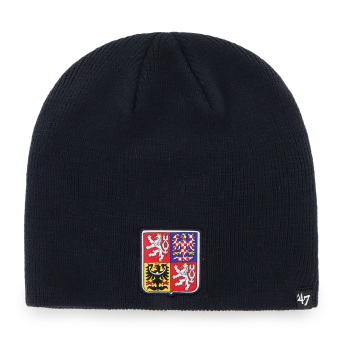 Hokejové reprezentácie zimná čiapka Czech Republic 47 Beanie Navy