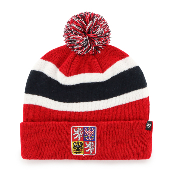 Hokejové reprezentácie zimná čiapka Czech Republic Breakaway 47 Cuff Knit Red