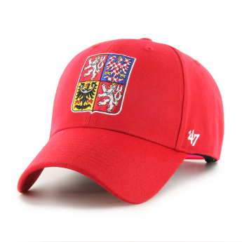 Hokejové reprezentácie čiapka baseballová šiltovka Czech Republic 47 MVP SNAPBACK Red