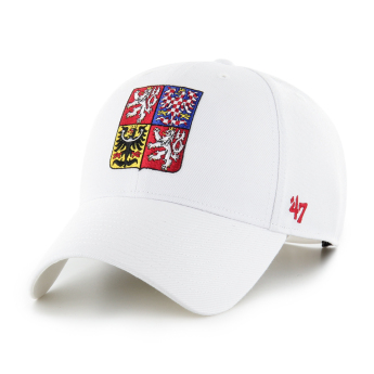 Hokejové reprezentácie čiapka baseballová šiltovka Czech Republic 47 MVP SNAPBACK White