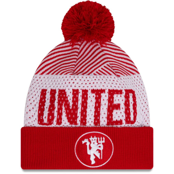 Manchester United detská zimná čiapka Engineered Cuff Red