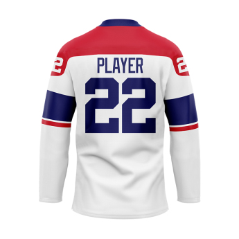 Hokejové reprezentácie hokejový dres Czech republic Fan white David Pastrňák #88