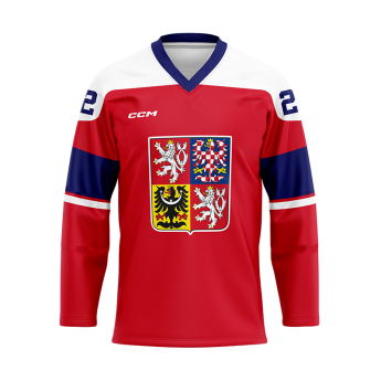 Hokejové reprezentácie hokejový dres Czech Republic Fan David Pastrňák #88 red