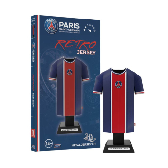 Paris Saint Germain 3D kovový model Retro Jersey Kit