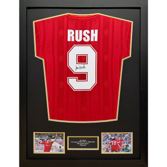 Legendy zarámovaný dres Liverpool FC 1986 Rush Signed Shirt (Framed)