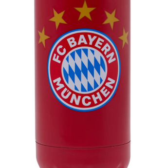 Bayern Mníchov fľaša na pitie Steel red