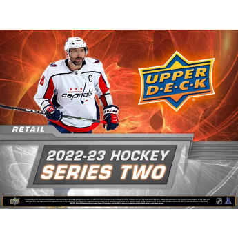 NHL boxy hokejové karty NHL 2022-23 Upper Deck Series 2 Tin Box