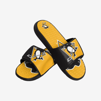 Pittsburgh Penguins pánske šľapky Colorblock Slipper