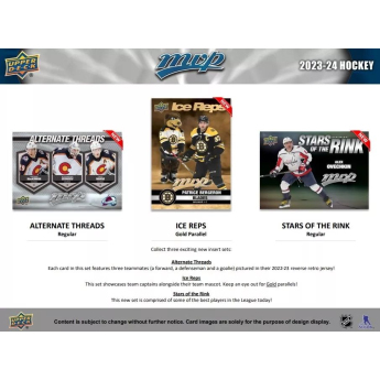 NHL boxy hokejové karty NHL 2023-24 Upper Deck MVP Hockey Blaster Box