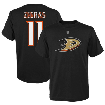 Anaheim Ducks detské tričko Trevor Zegras black