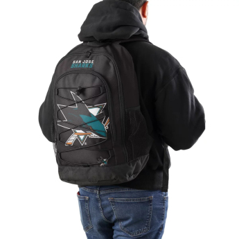 San Jose Sharks batoh FOCO Big Logo Bungee Backpack