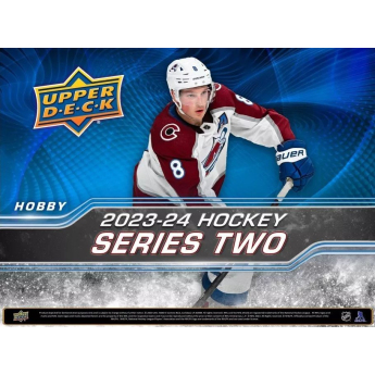 NHL boxy hokejové karty NHL 2023-24 Upper Deck Series 2 Hobby Box