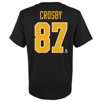 Pittsburgh Penguins detské tričko Sidney Crosby 87 Name & Number black