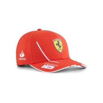 Ferrari detská čiapka baseballová šiltovka Driver Leclerc red F1 Team 2024