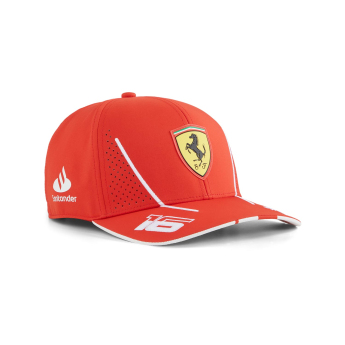 Ferrari čiapka baseballová šiltovka Driver Leclerc red F1 Team 2024