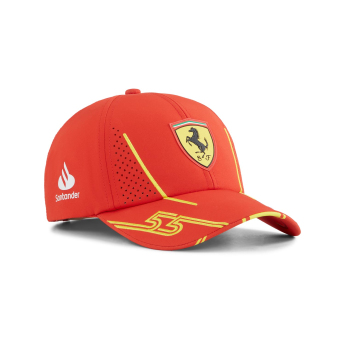 Ferrari čiapka baseballová šiltovka Driver Sainz red F1 Team 2024