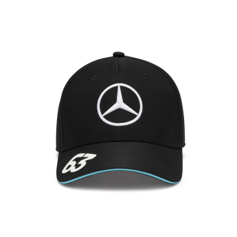 Mercedes AMG Petronas detská čiapka baseballová šiltovka Driver George Russell black F1 Team 2024