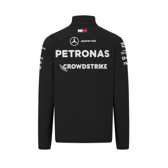 Mercedes AMG Petronas pánska bunda Driver softshell black F1 Team 2024
