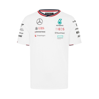 Mercedes AMG Petronas pánske tričko Driver White F1 Team 2024