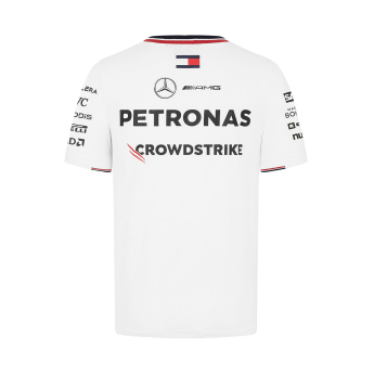 Mercedes AMG Petronas pánske tričko Driver White F1 Team 2024