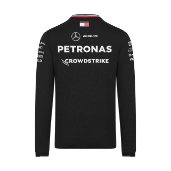 Mercedes AMG Petronas pánske tričko s dlhým rukávom Driver black F1 Team 2024